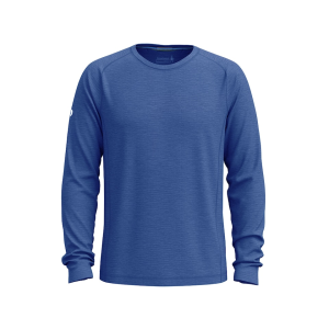 Smartwool Men's Active Ultralite Long Sleeve Crew Neck Shirt Nightfall Blue XL