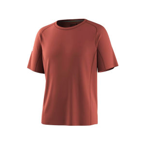 Smartwool Men's Active Ultralite Short Sleeve Crew Neck T Shirt Burnt Sienna Large