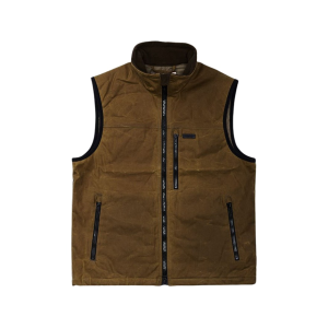 Filson Men's Tin Cloth Primaloft Field Insulated Vest Dark Tan Medium - Filson