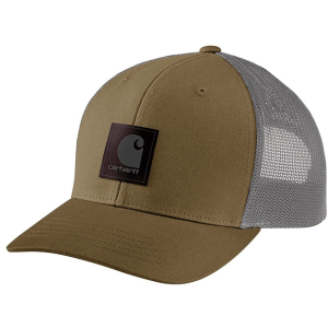 Carhartt Men's Rugged Flex Logo Patch Hat Dark Khaki One Size Fits Most