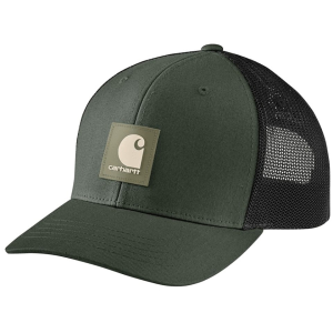 Carhartt Men's Rugged Flex Logo Patch Hat Forestry Green One Size Fits Most