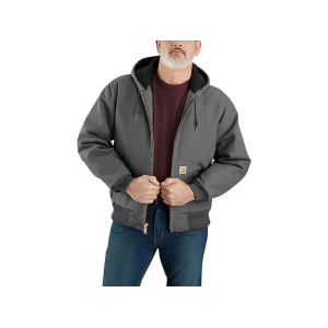 Carhartt Men's J140 Loose Fit Firm Duck Insulated Active Jacket Gravel 2XL