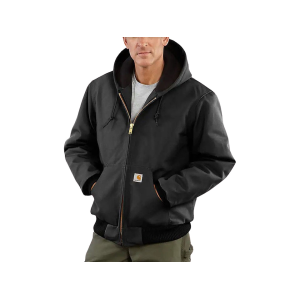 Carhartt Men's J140 Loose Fit Firm Duck Insulated Active Jacket Black XL