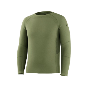 Smartwool Men's Intraknit All Season Long Sleeve Base Layer Shirt Winter Moss Medium