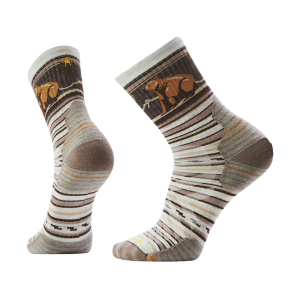 Smartwool Men's Hike Targeted Cushion Bear Mid Crew Socks Ash Medium