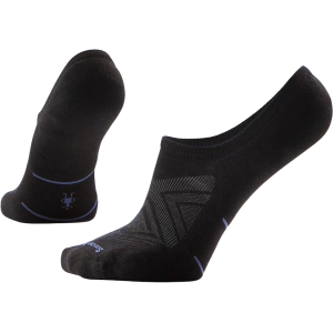 Smartwool Men's Run Zero Cushion No Show Socks Black Large
