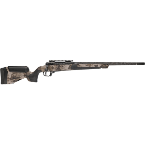 Savage Arms 110 UltraLite Pro Bolt Action Rifle 22 Creedmoor Left Hand 20" Carbon Fiber Threaded Barrel Black Cerakote Frame Western Camo Adjustable Stock