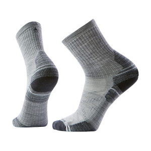 Smartwool Men's Hike Targeted Cushion Mid Crew Socks Light Gray XL