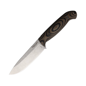 Bradford Knives Guardian 5.5 3D Fixed Blade Knife 5.05" Drop Point N690 Stonewashed Blade Micarta Handle Camo - Bradford Knives