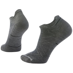 Smartwool Men's Run Zero Cushion Low Ankle Socks Medium Gray Large