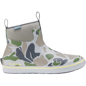 LaCrosse Men's Alpha 6" Deck Boots Rubber Seagrass Duck Camo 14 D