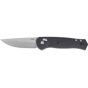CRKT Sero Pocket Knife 3.02" Drop Point CPM S35VN Satin Blade Glass Reinforced Nylon (GRN) Handle Black
