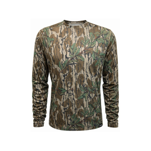 MidwayUSA Men's Ambush Long Sleeve Shirt Mossy Oak Greenleaf Large