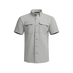Sitka Gear Men's Rossby Short Sleeve Shirt Granite Medium