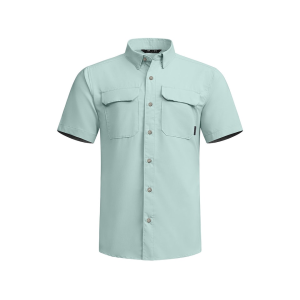 Sitka Gear Men's Rossby Short Sleeve Shirt Saltwater Blue Large