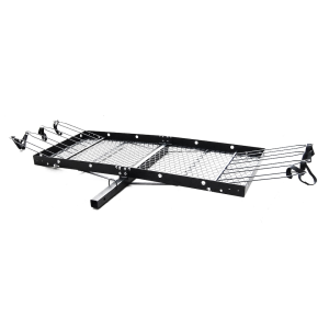 Tow Tuff Cargo Carrier with Bike Rack Tow Hitch Accessory - Tow Tuff
