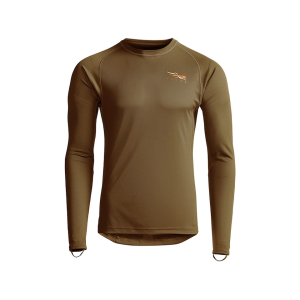 Sitka Gear Men's Core Lightweight Long Sleeve Crew Neck Base Layer Shirt Coyote Medium