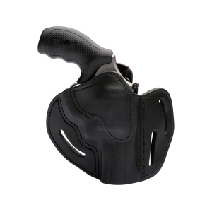 1791 Gunleather Revolver OWB Holster Right Hand Smith & Wesson 629 3", 329 3", 29 3", Ruger Super Redhawk Alaskan Leather Black