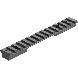 Leupold 1-Piece Backcountry 20 MOA Elevated Cross-Slot Scope Base Remington 700 Short Action 8-40 Adaptable Screws Matte Black