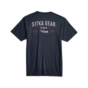 Sitka Gear Men's Wingman Short Sleeve Crew Neck T Shirt Eclipse 2XL