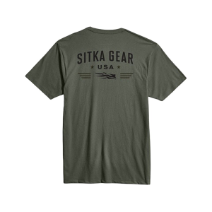 Sitka Gear Men's Wingman Short Sleeve Crew Neck T Shirt Cypress Green 2XL