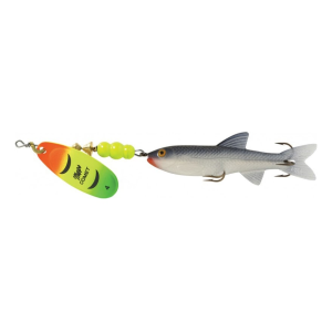 Mepps Comet Mino Inline Spinner 3" with Shad Mino Hot Firetiger Blade 7/16 oz
