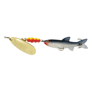 Mepps Comet Mino Inline Spinner 4" with Shad Mino Gold Blade 1/2 oz
