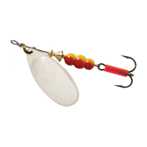 Mepps Aglia Plain Inline Spinner Silver 1/3 oz