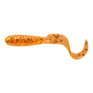 Mister Twister Teenie Curly Tail 2" Grub Goldfish 20PK