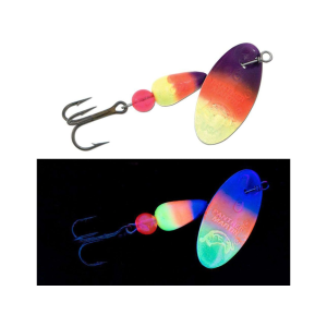 Panther Martin FishSeeUV Inline Spinner Chartreuse/Orange/Purple 1/16 oz