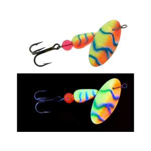 Panther Martin FishSeeUV Inline Spinner Chartreuse/Orange/Blue 1/16 oz