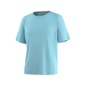 Smartwool Men's Active Ultralite Short Sleeve Crew Neck T Shirt Mineral Blue 2XL