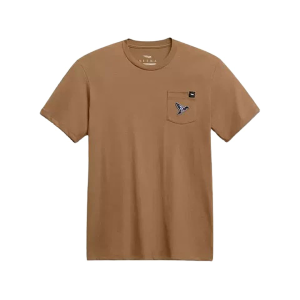 Sitka Gear Men's Species Pocket Short Sleeve Crew Neck T Shirt Sequoia Brown Medium - Sitka Gear