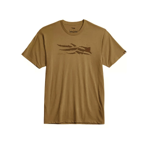 Sitka Gear Men's Wild Icon Short Sleeve Crew Neck T Shirt Sequoia Brown XL