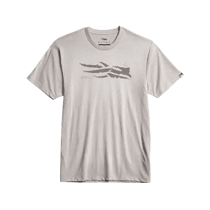 Sitka Gear Men's Wild Icon Short Sleeve Crew Neck T Shirt Ivory Medium