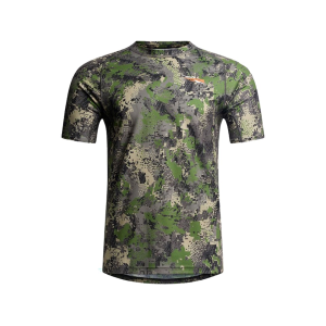 Sitka Gear Men's Core Lightweight Short Sleeve Crew Neck Base Layer Shirt Optifade Cover Medium