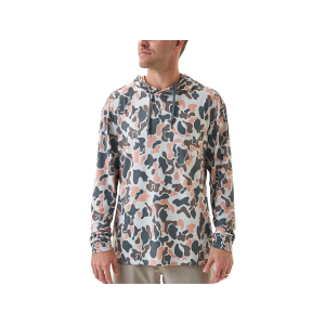 Burlebo Men's Performance Hoodie Vintage Camo Large