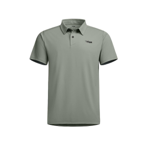Sitka Gear Men's Tech Short Sleeve Polo Herb Green Medium