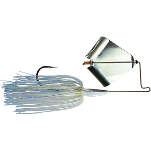 Picasso Rusty Squeaker Slapper Blade Buzzbait 1/2oz White Hologram Nickel