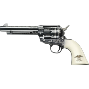 EMF Company Liberty 45 Colt (Long Colt) Revolver 6" Blued Barrel 6 Round Ivory Grip