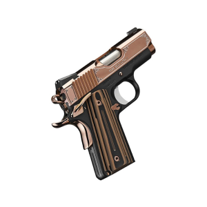 Kimber Rose Gold Ultra II 45 ACP Pistol 3" Barrel 7+1 Round PVD Slide Gold/Black Grip Matte Black Frame
