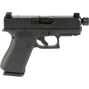 Glock 43X Hush Puppy 9mm Luger Pistol 3.92" Threaded Barrel 10+1 Round Black