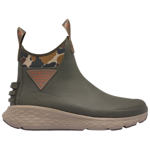 Columbia Men's Dry Tortugas Deck Boots Rubber Deep Olive/Cedar 10.5 D