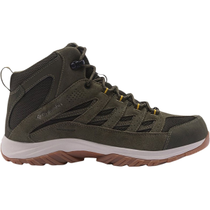 Columbia Men's Crestwood Mid Waterproof Hiking Boots Leather Deep Olive Stinger 10 D