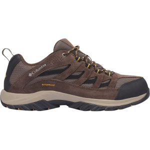 Columbia Men's Crestwood Waterproof Hiking Shoes Leather Mud/Squash 12 D