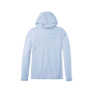 Orvis Men's Sun Defense Hoodie Coastal Blue Medium