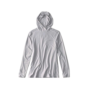 Orvis Men's Sun Defense Hoodie Light Gray 2XL