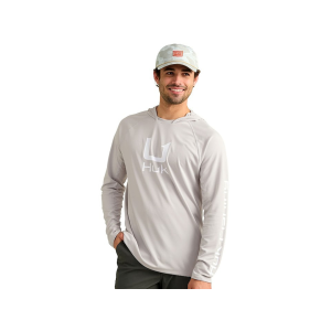 Huk Men's Icon Hoodie Seagull Medium