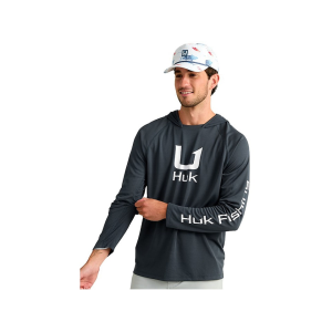 Huk Men's Icon Hoodie Sea Storm Medium