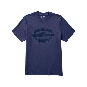 5.11 Men's Uando Globe Short Sleeve Crew Neck T Shirt Blueblood XL